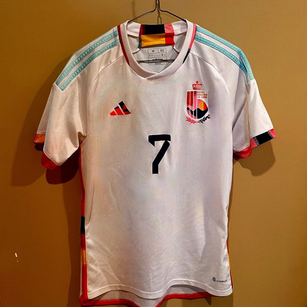 De Bruyne Authenic Belgian Jersey (Adult M) Adidas